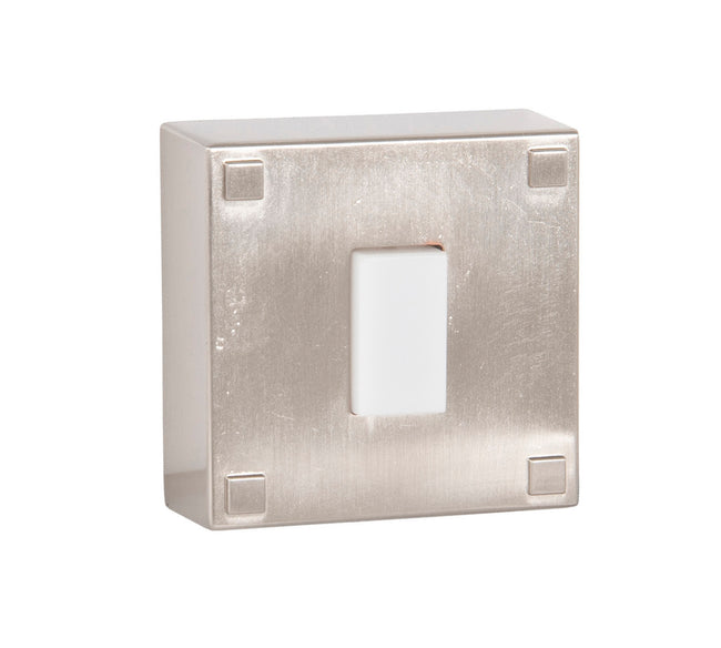PB5015-BNK - Push Button-Surface Mount 1 Light 2.36" Wide Chime Button - Brushed Nickel