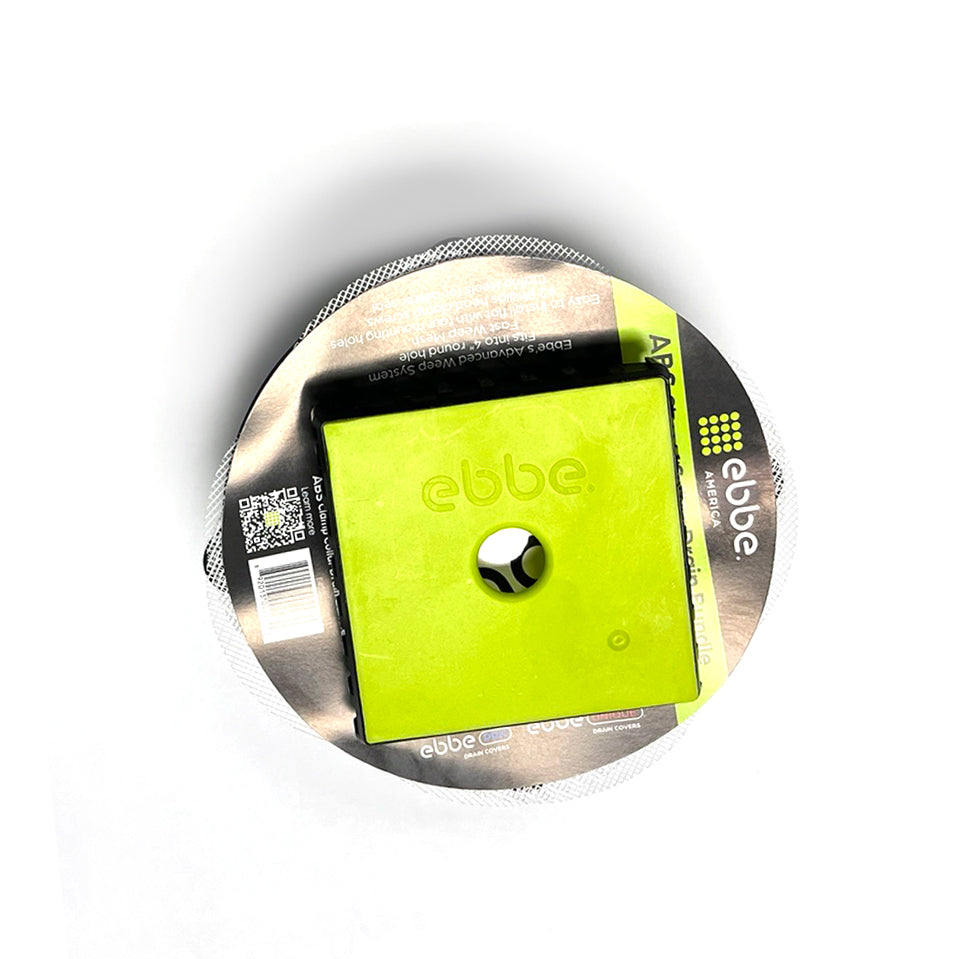 E4400 - Square RISER with Construction Plug and Hair Trap