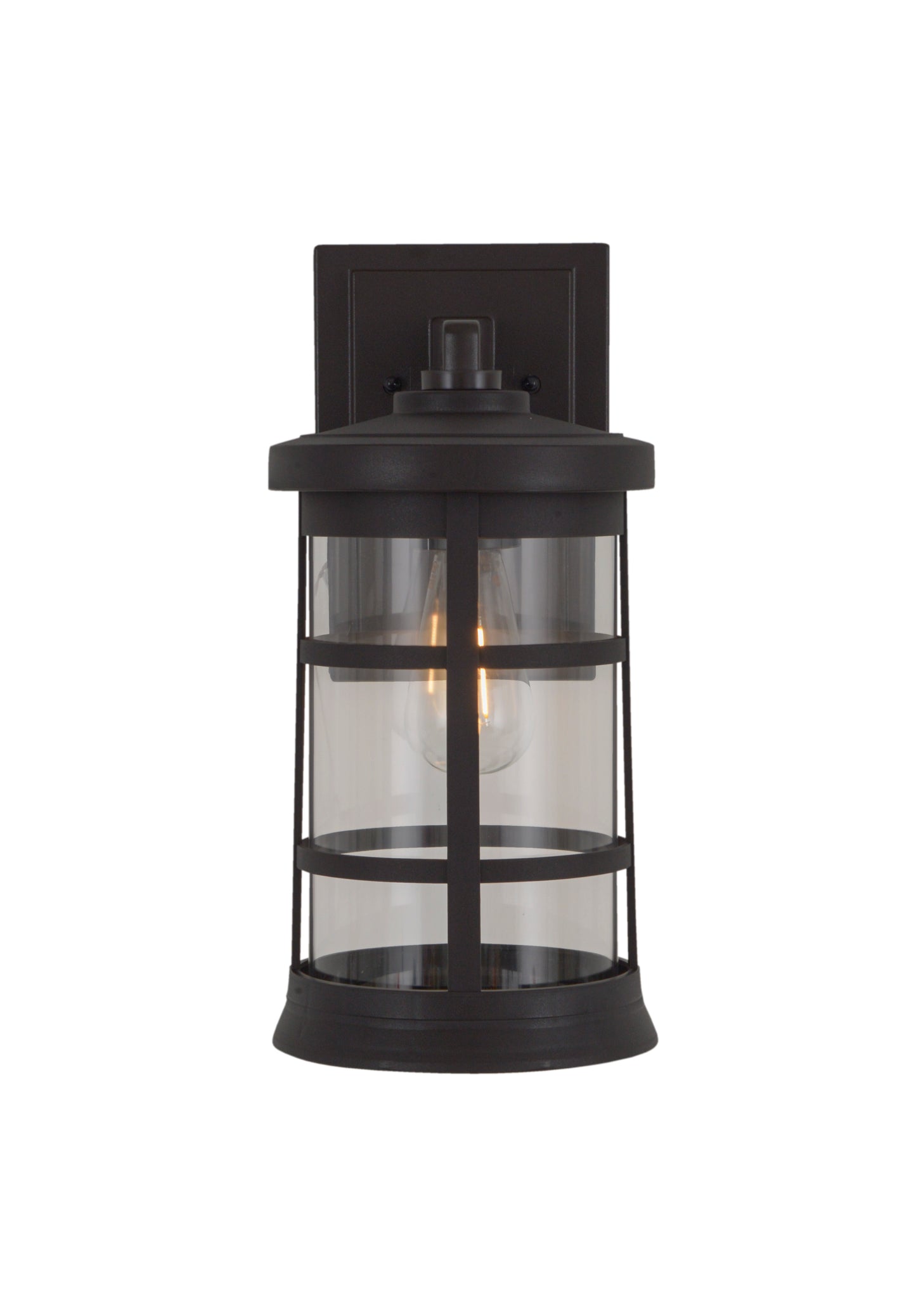 ZA2314-BZ-C - Resilience Lanterns 1 Light 15" High Outdoor Wall Lantern - Bronze