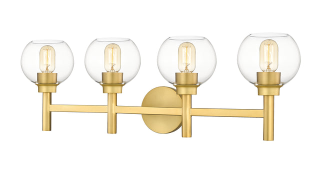 7502-4V-BG - Sutton 4 Light 32" Vanity - Brushed Gold