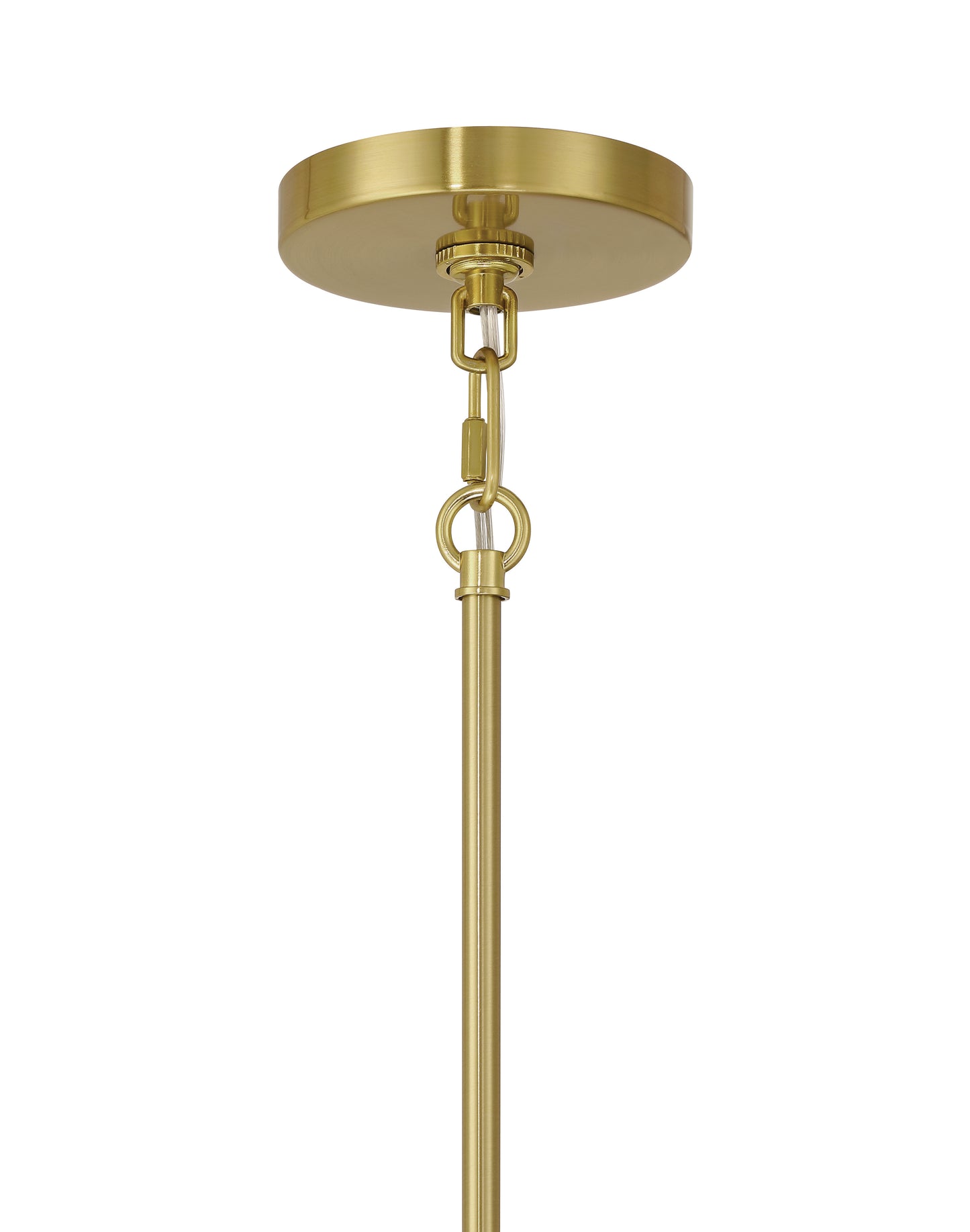 60192-SB - Whittley 1 Light 6" Wide Pendant - Satin Brass