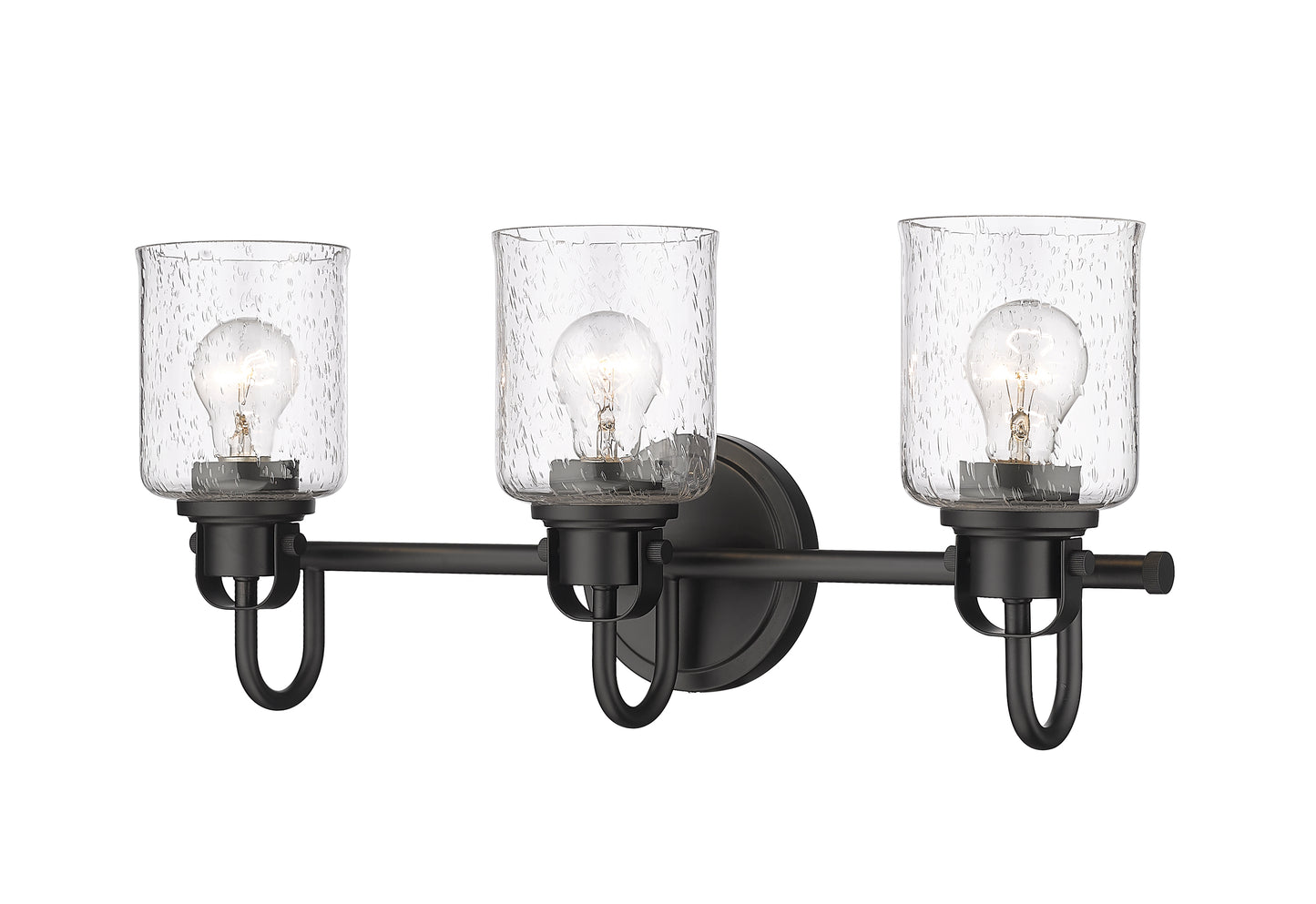 340-3V-MB - Kinsley 3 Light 22" Vanity - Matte Black