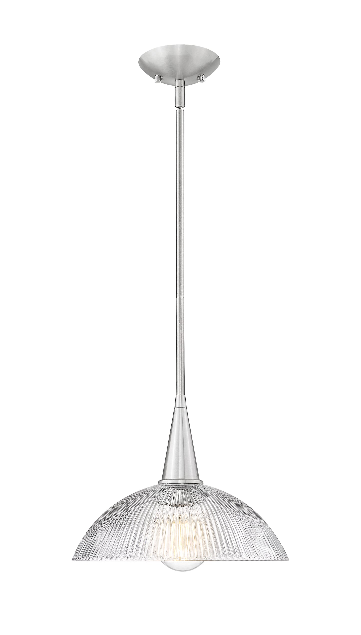 3051P12-BN - Lunelle 1 Light 12" Pendant - Brushed Nickel