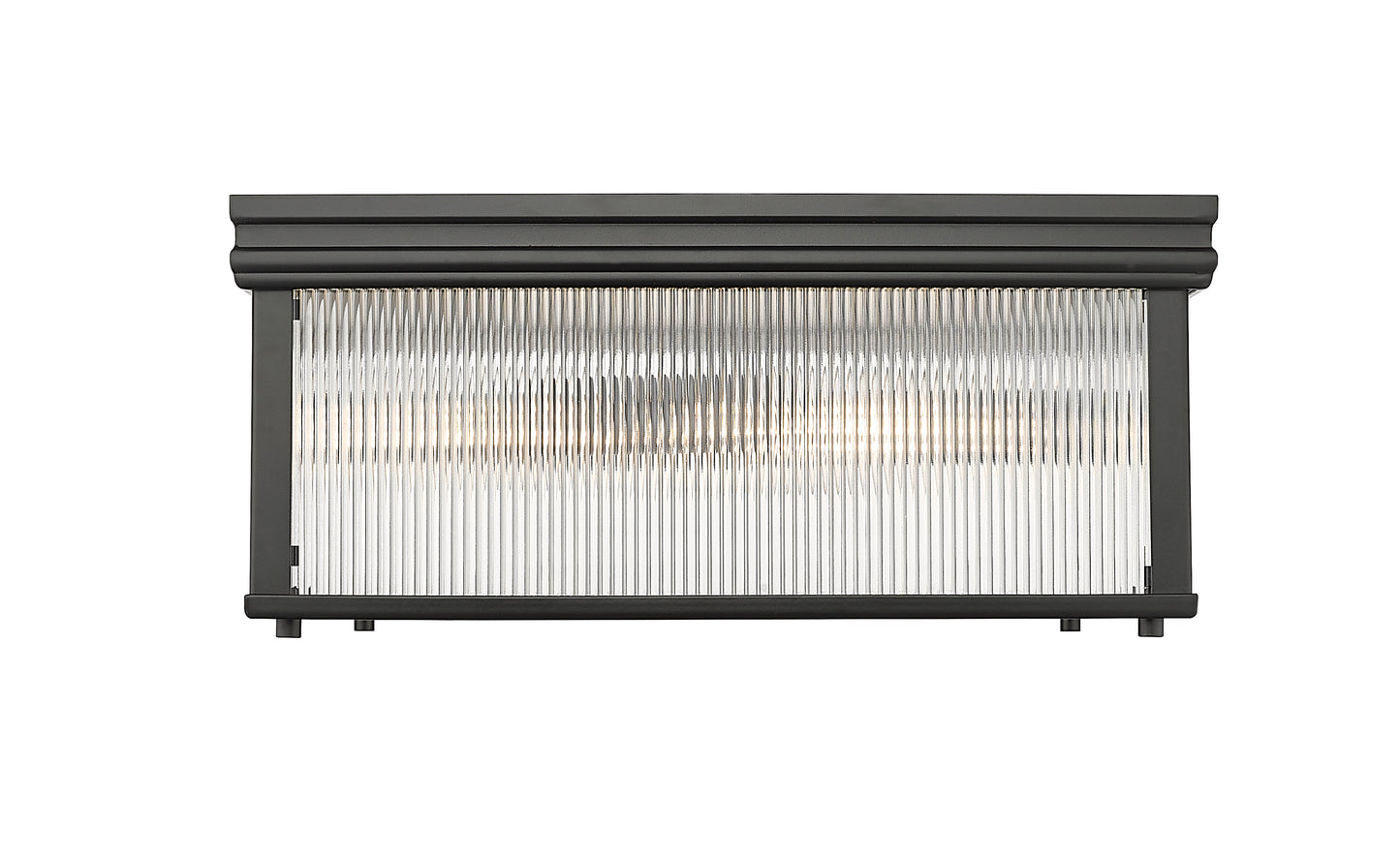 7504FS18-MB - Carnaby 4 Light Flush 18" Mount - Matte Black