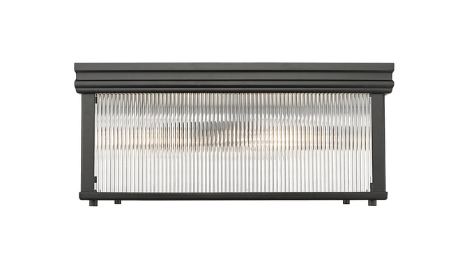 7504FS18-MB - Carnaby 4 Light Flush 18" Mount - Matte Black