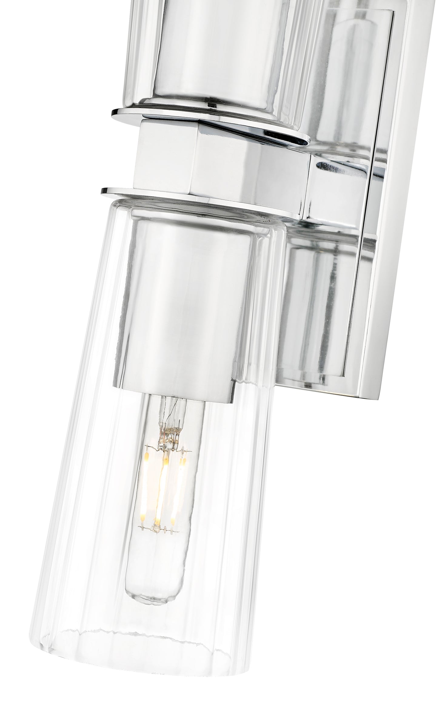 826-2S-CH - Titus 2 Light Wall 18" Sconce - Chrome
