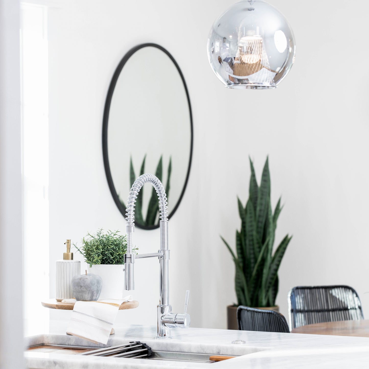 SRA-KF-CH - Sierra Kitchen Faucet in Chrome