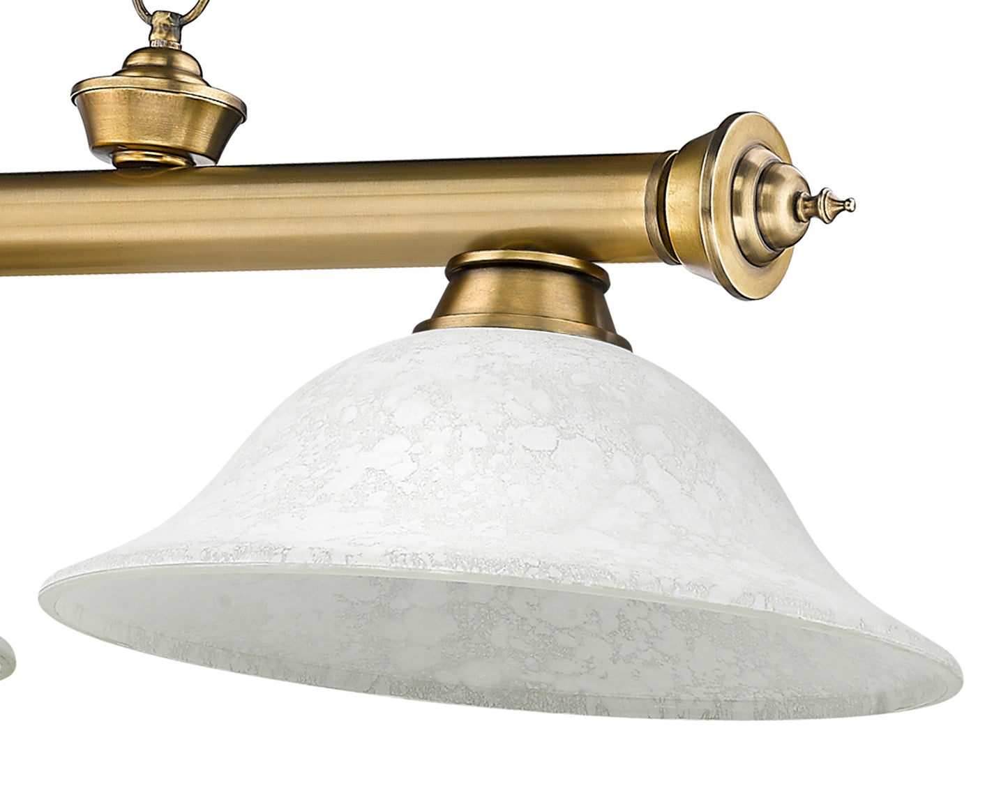 2306-3RB-WM16 - Cordon 3 Light 58" Billiard - Rubbed Brass