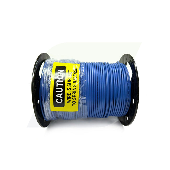 DTB-3012-500 - 12 AWG 30 mil Solid Copper Blue Tracer Wire - 500 ft Roll