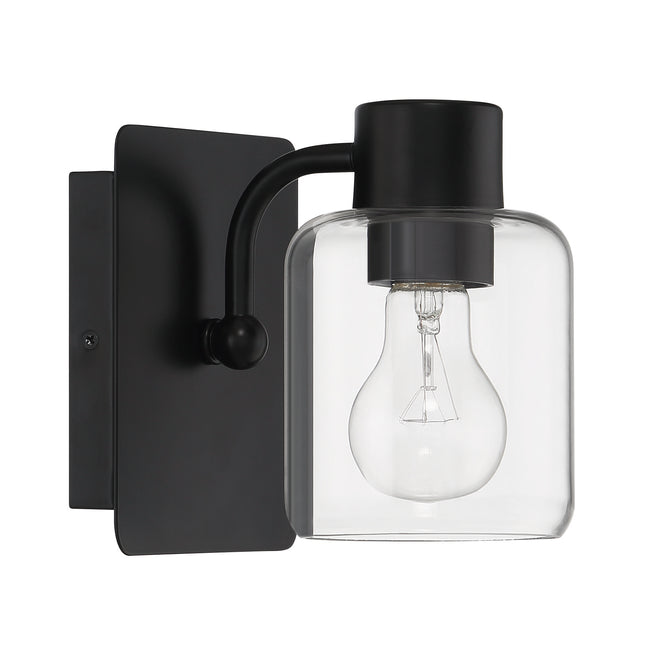 17705FB1 - Rori 1 Light 6.5" High Wall Sconce - Flat Black
