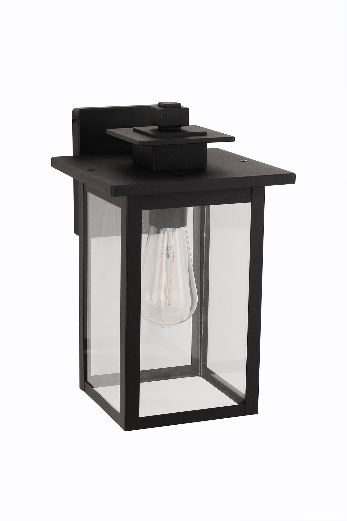 ZA7014-TB - Rock Creek 1 Light 12" High Outdoor Wall Lantern - Textured Black