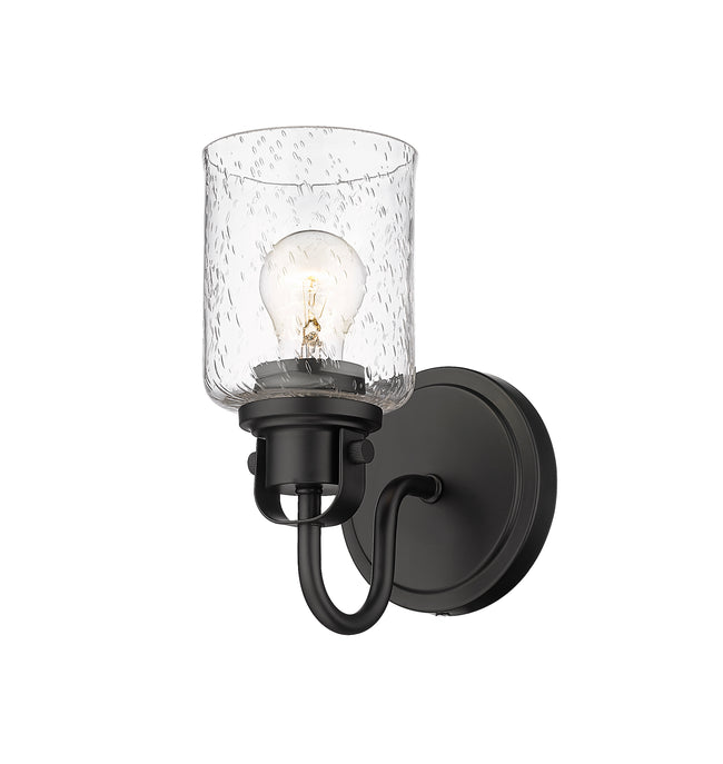 340-1S-MB - Kinsley 1 Light Wall 10" Sconce - Matte Black