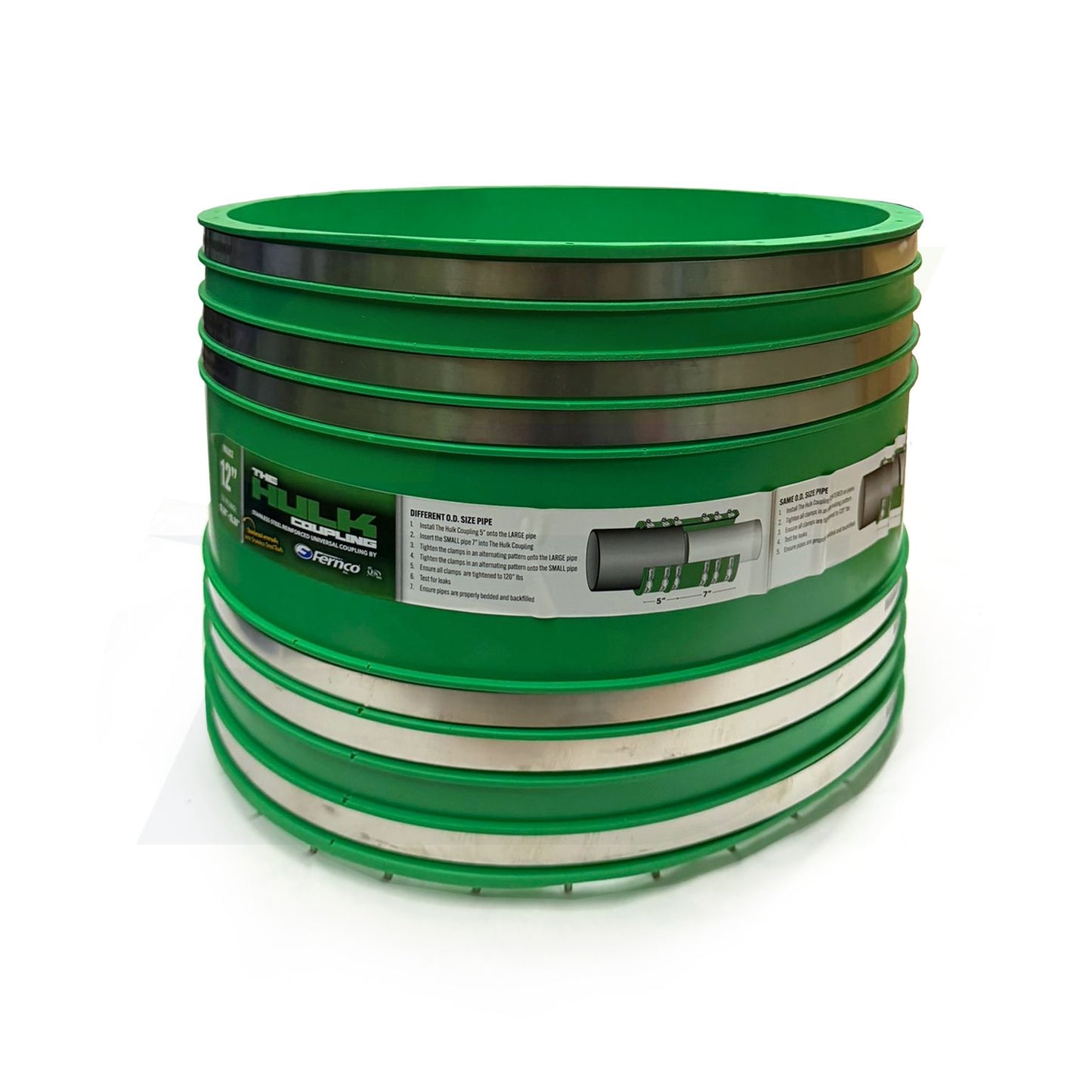 The HULK Coupling - 12" Universal Sewer and Drain Repair Coupling