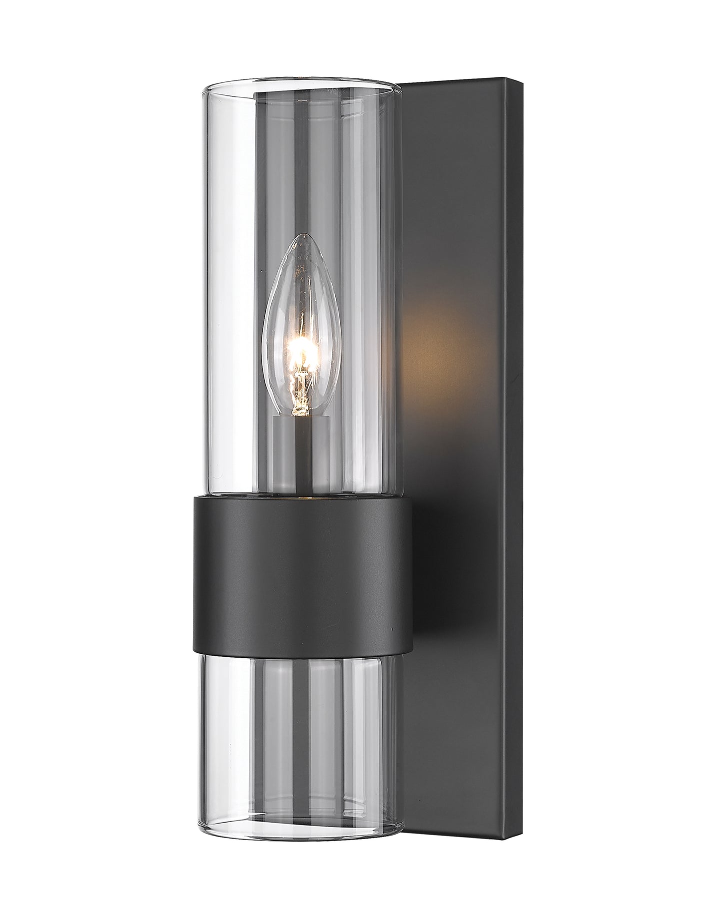 343-1S-MB - Lawson 1 Light Wall 12" Sconce - Matte Black