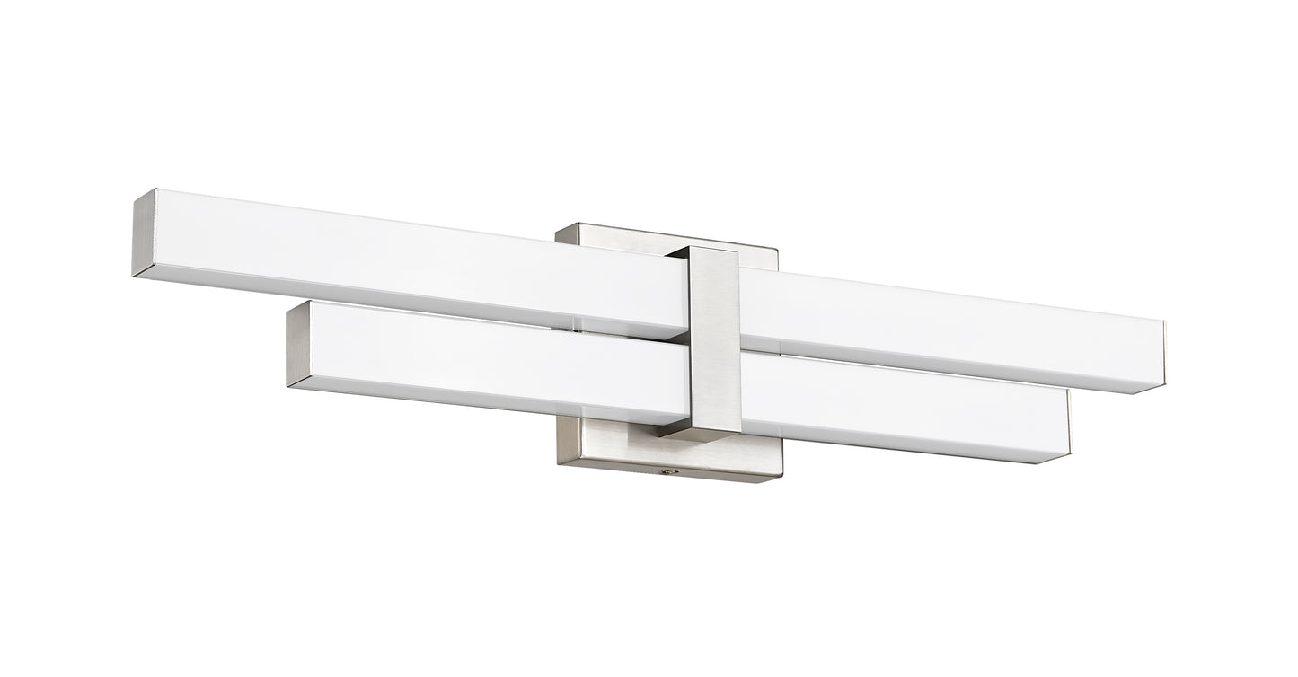 1008-25W-BN-LED - Zane 2 Light 25" Vanity - Brushed Nickel