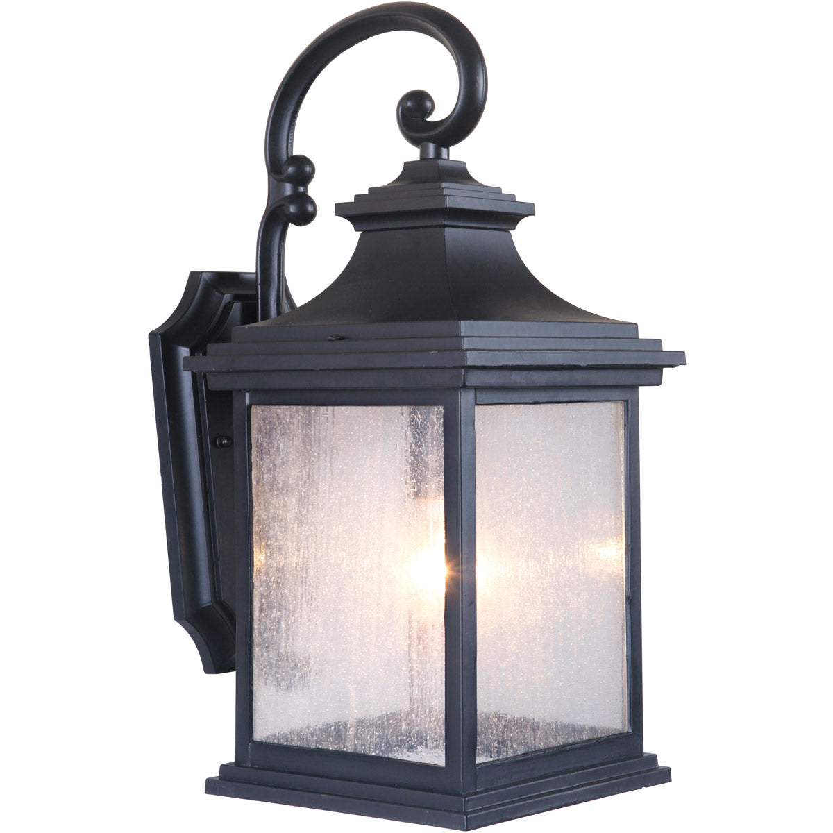 Z3214-MN - Gentry 1 Light 19" High Outdoor Wall Lantern - Midnight