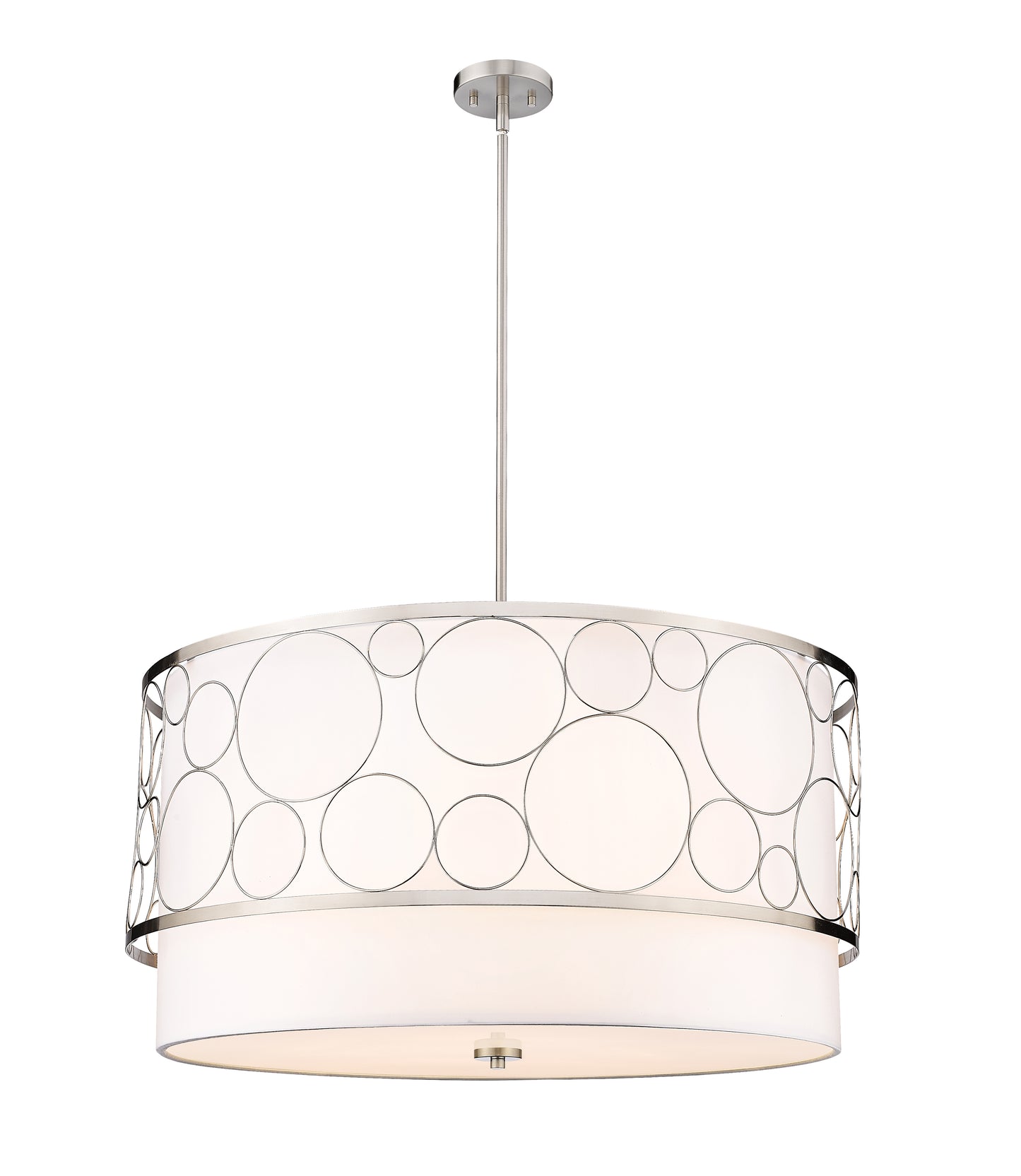 197-32BN - Kendall 5 Light 32" Chandelier - Brushed Nickel