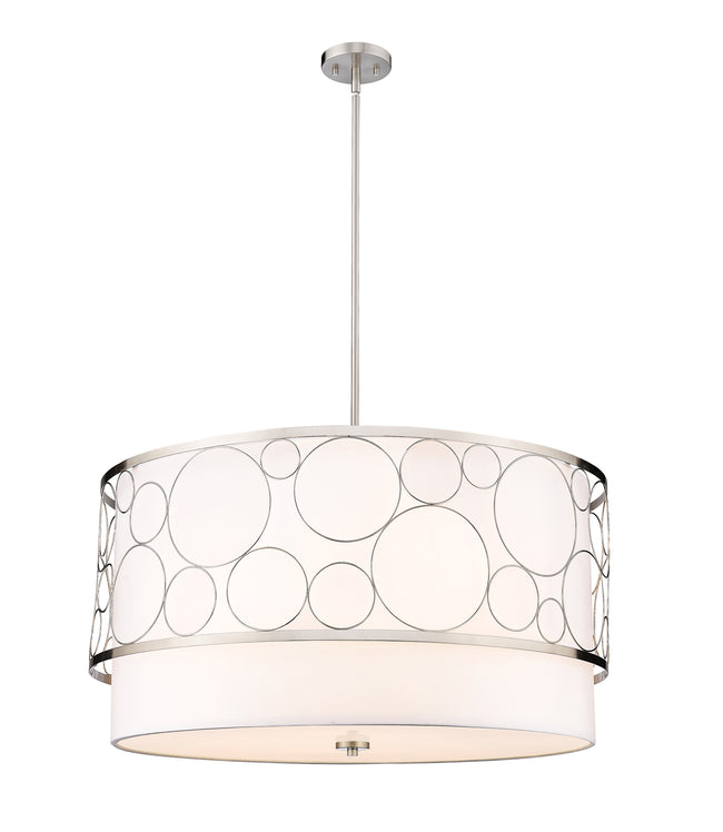 197-32BN - Kendall 5 Light 32" Chandelier - Brushed Nickel