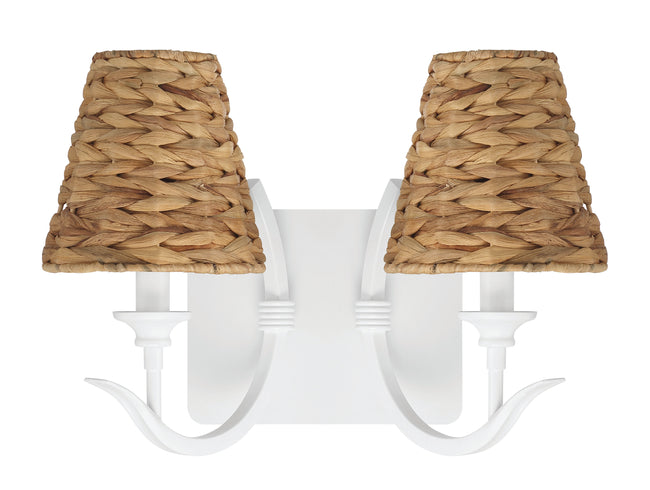 58362-MWW - Kokomo 2 Light 10.13" High Wall Sconce - Matte White
