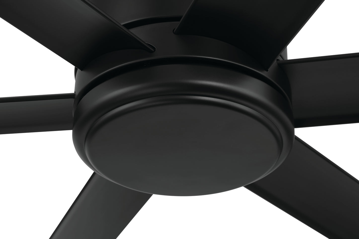 TTE65FB6 - Tate 65" 6 Blade Indoor Outdoor Ceiling Fan with Light Kit - Flat Black