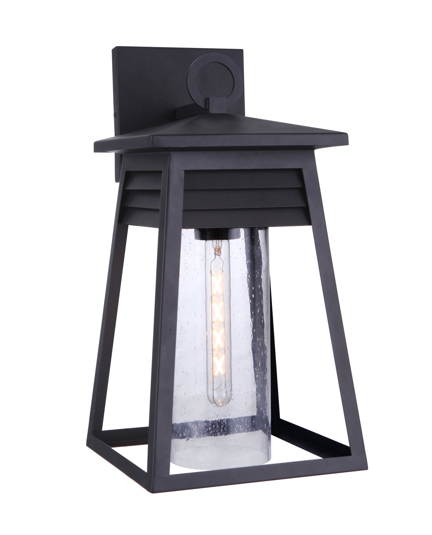 ZA2724-TB - Becca 1 Light 19" High Outdoor Wall Lantern - Textured Black