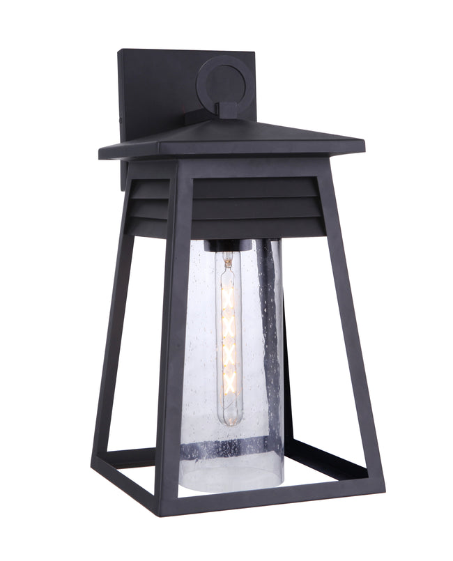 ZA2724-TB - Becca 1 Light 19" High Outdoor Wall Lantern - Textured Black