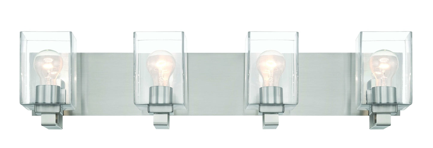 18532BNK4 - McClane 4 Light 32" Wide Vanity Light - Brushed Nickel