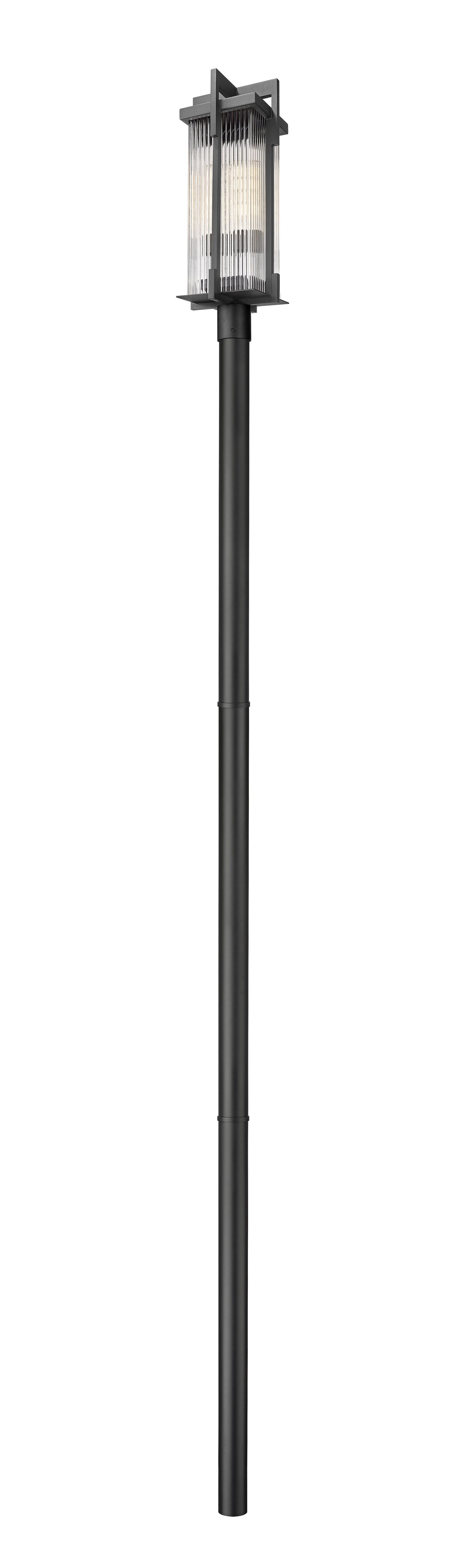 5031PHBR-5009P120-BK - Fortis 2 Light 144" Post Light - Sand Black