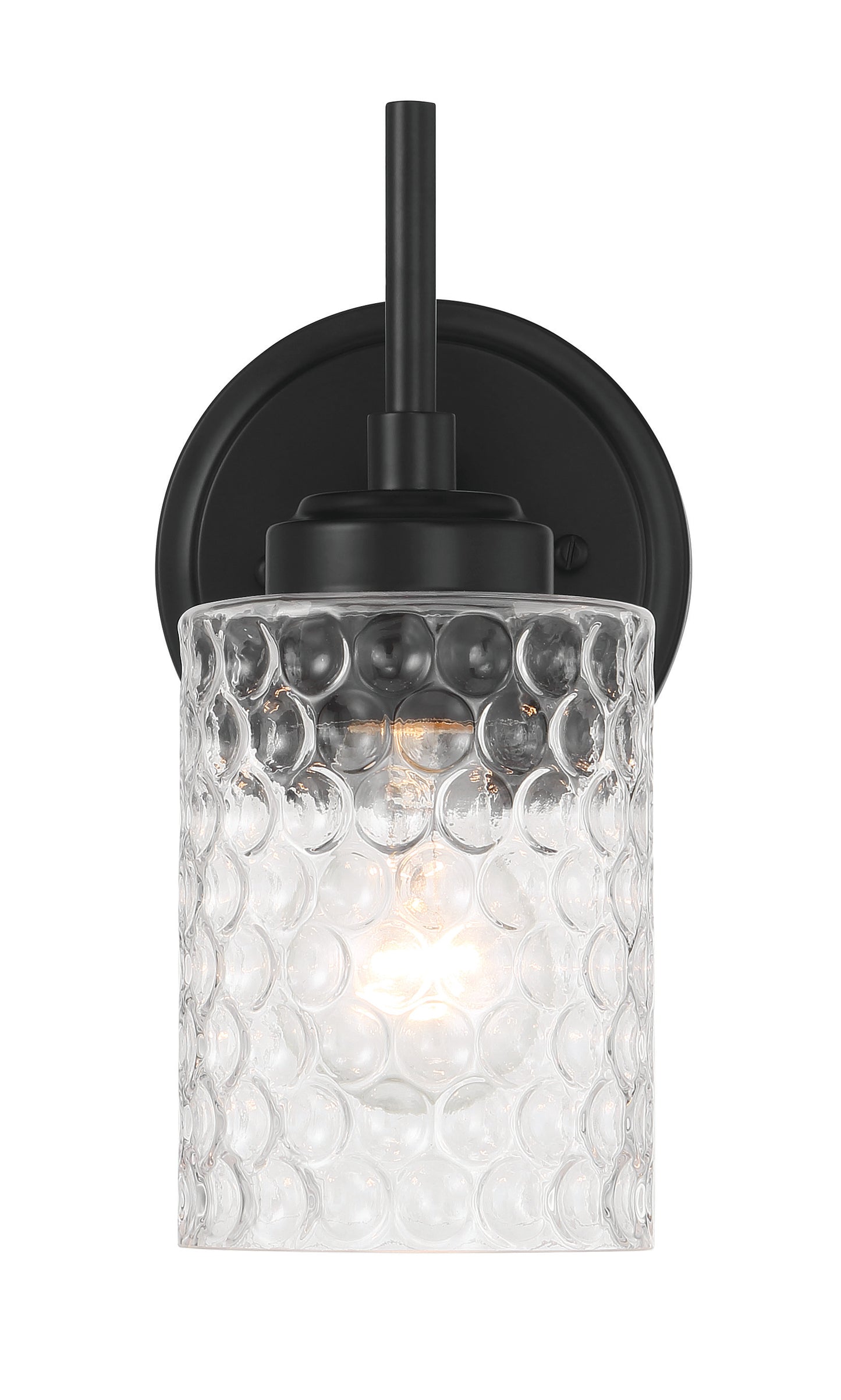 60501-FB - Claire 1 Light 10" High Wall Sconce - Flat Black