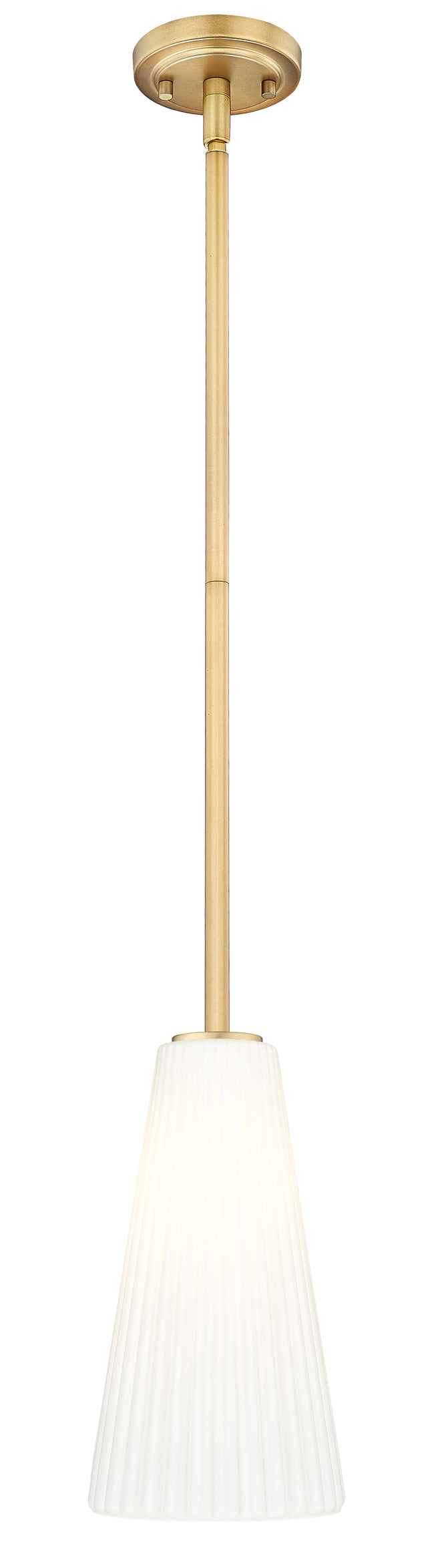 3043P7-ROD-MGLD - Farrell 1 Light 7" Pendant - Modern Gold