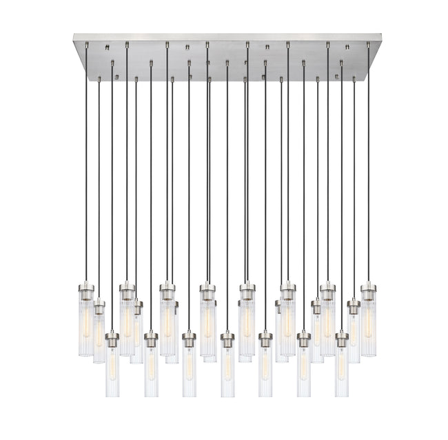 740P-23L-BN - Beau 23 Light Linear 54" Chandelier - Brushed Nickel