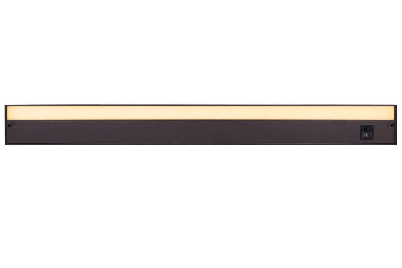CUC3036-BZ-LED - 3CCT Under Cabinet Light Bars 1 Light 3.63" Wide Under Cabinet Light Bar - Bronze
