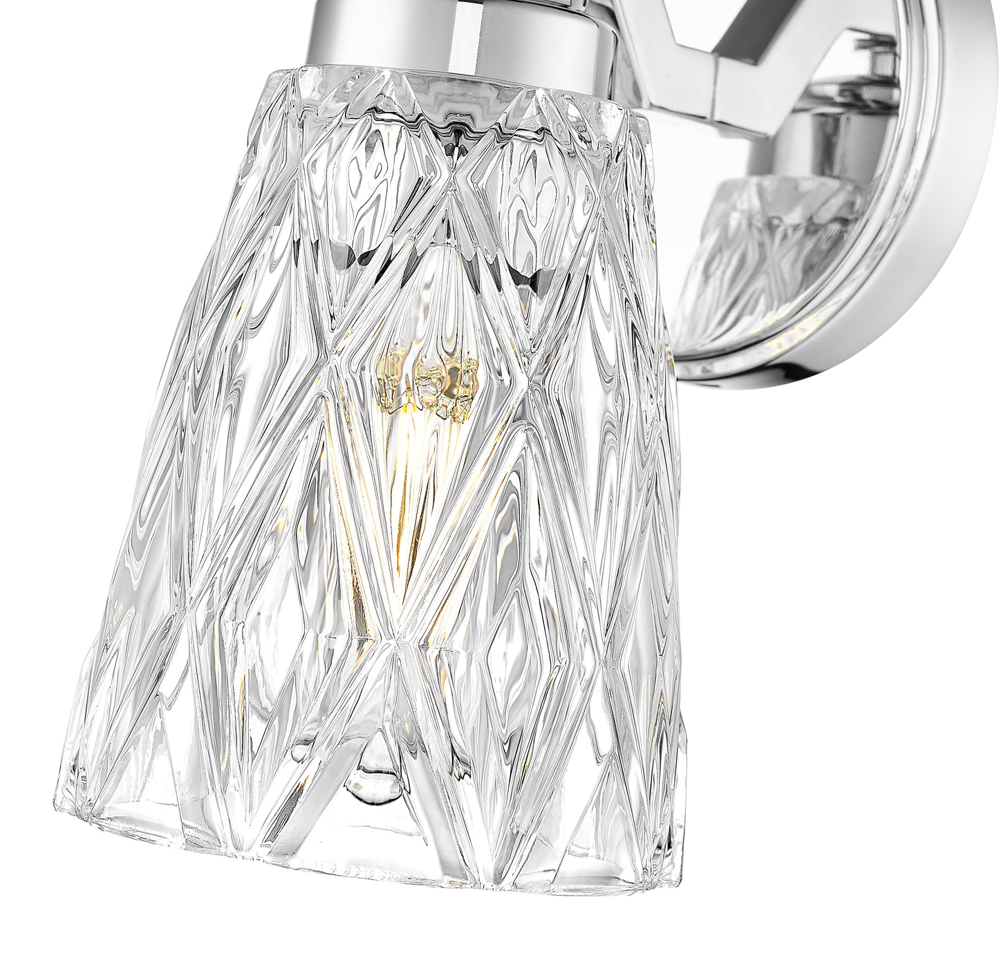 1960-1S-CH - Andree 1 Light Wall 9" Sconce - Chrome