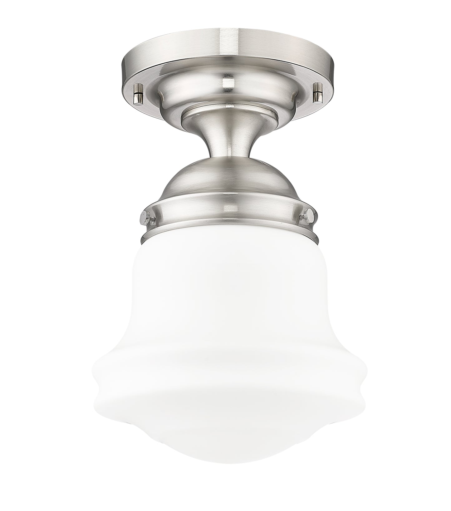 735F10-BN - Vaughn 1 Light Flush 10" Mount - Brushed Nickel