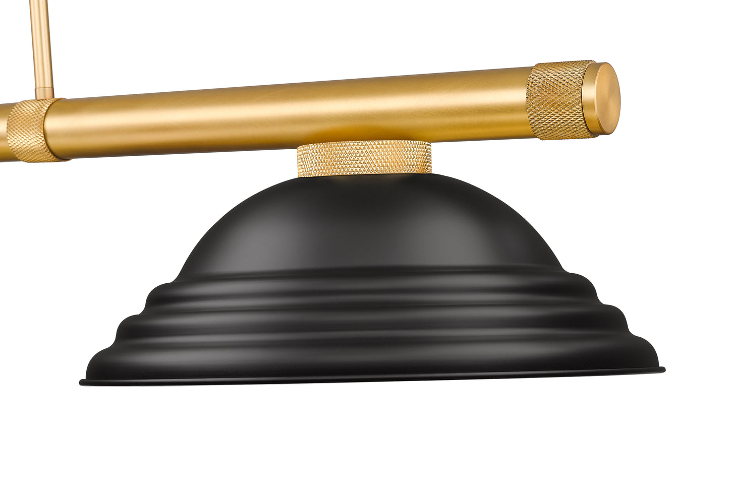 3050-3RB-SMB - Vanguard 3 Light 59" Billiard - Rubbed Brass