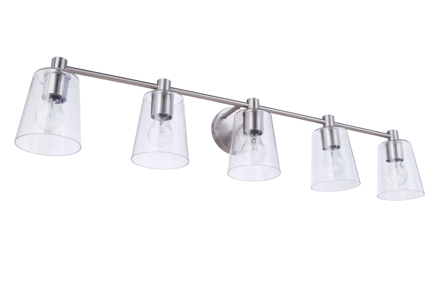 12642BNK5 - Emilio 5 Light 42" Wide Vanity Light - Brushed Nickel