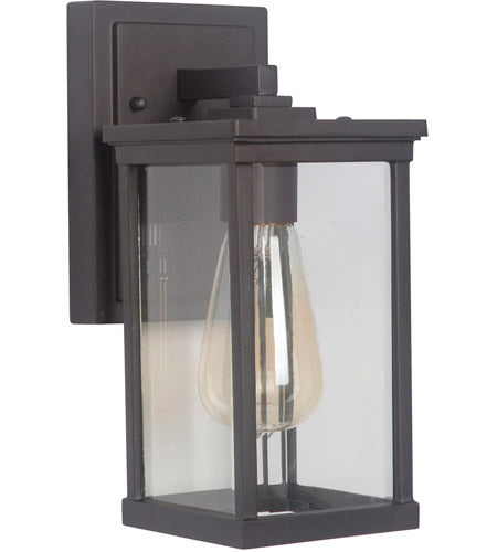 Z9704-OBO - Riviera 1 Light 11.13" High Outdoor Wall Lantern - Oiled Bronze (Outdoor)
