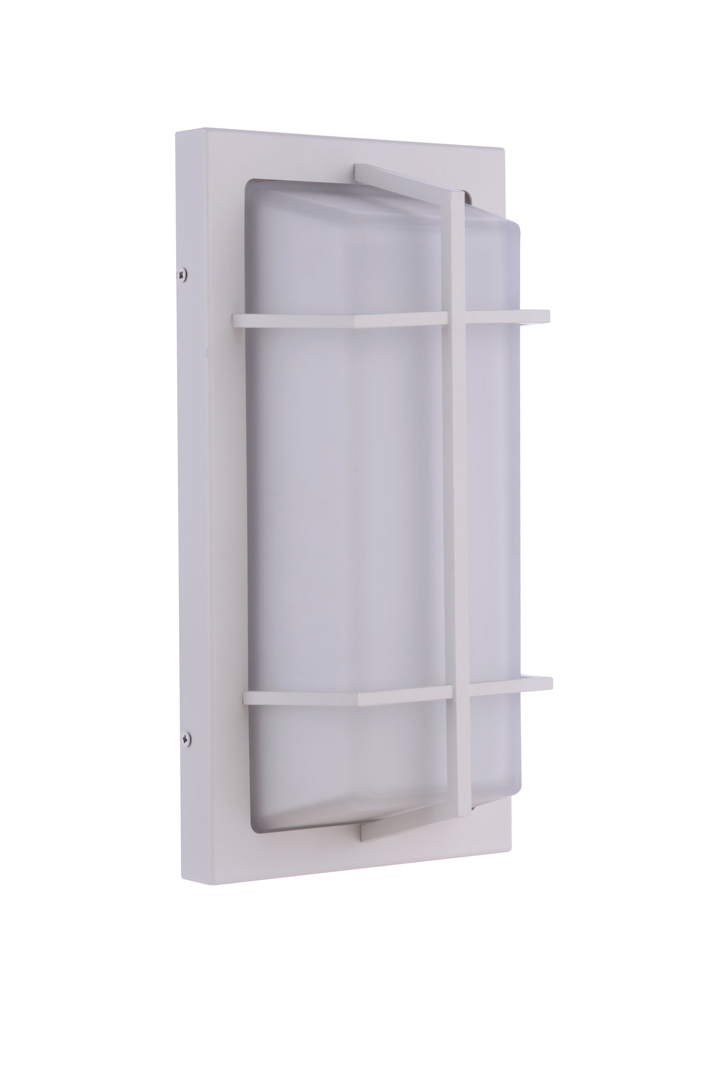 ZA6112-TW - Bulkhead Rectangular 2 Light 14" High Outdoor Wall/Ceiling Mount - Textured White