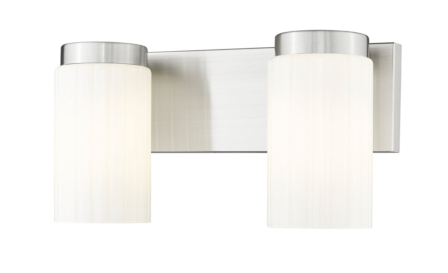 746-2V-BN - Burk 2 Light 14" Vanity - Brushed Nickel