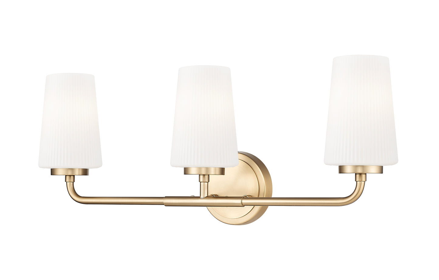 7005-3V-MGLD - Montford 3 Light 24" Vanity - Modern Gold