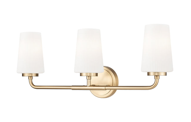 7005-3V-MGLD - Montford 3 Light 24" Vanity - Modern Gold