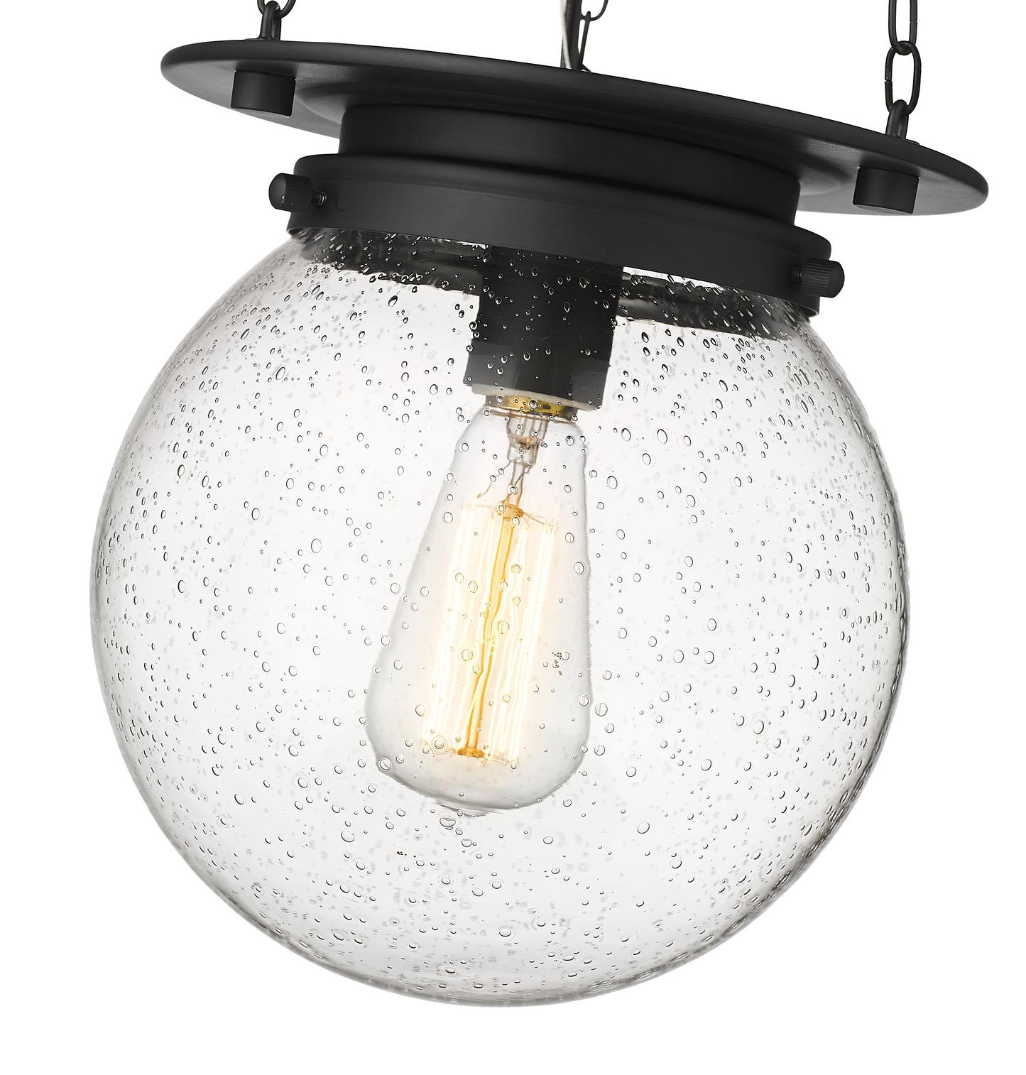 7506P9-MB - Calhoun 1 Light 9" Pendant - Matte black