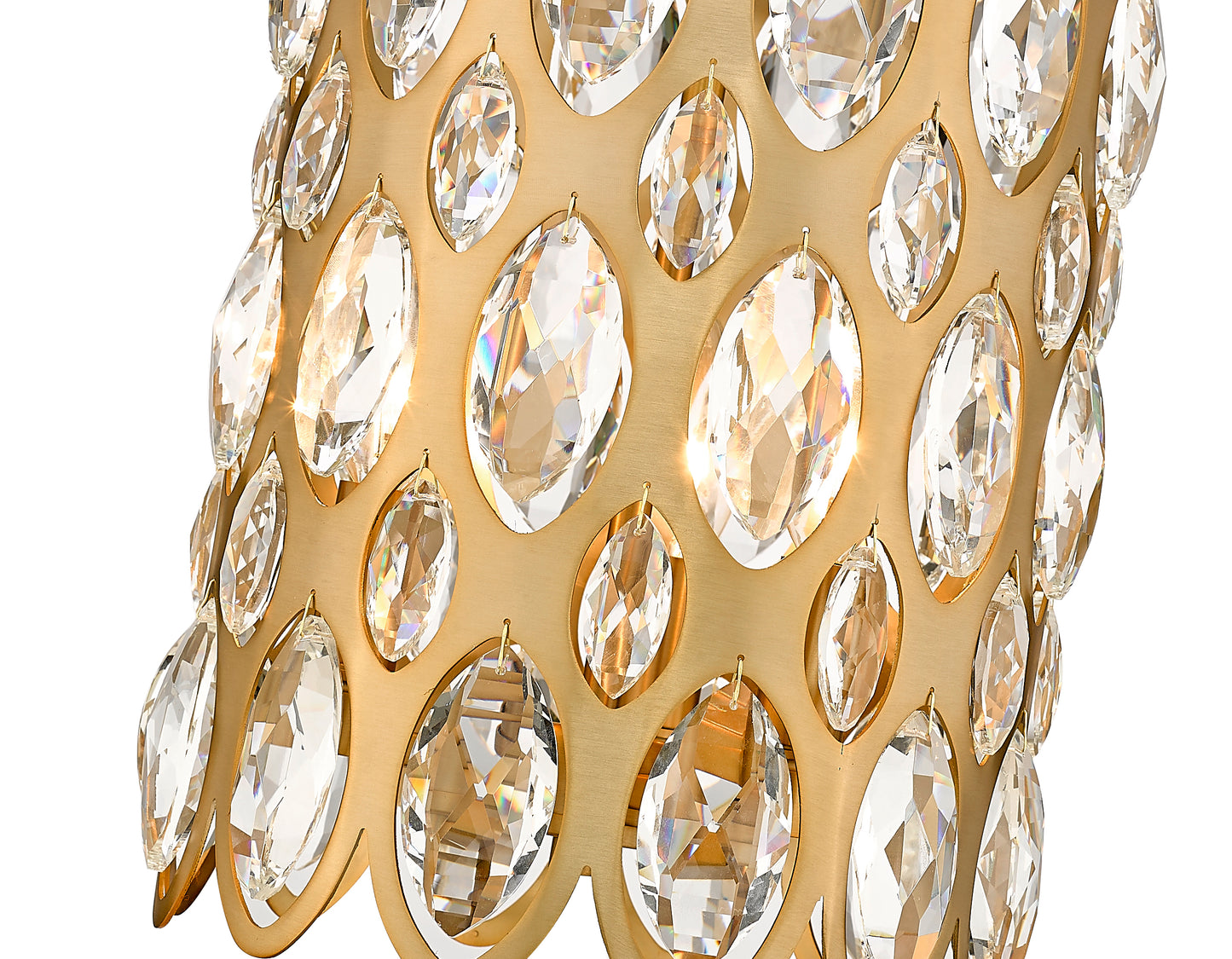 822P9-HB - Dealey 3 Light 9" Pendant - Heirloom Brass