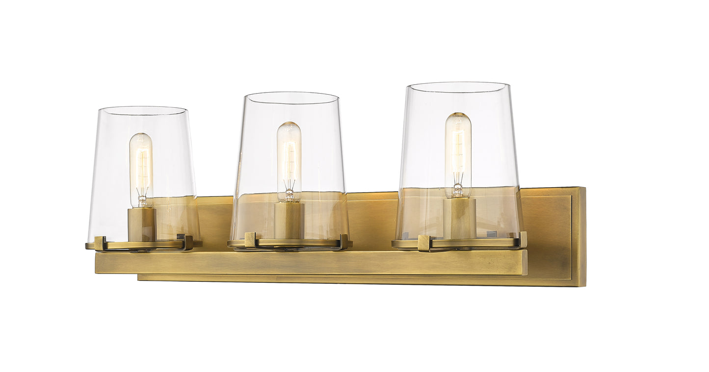 3032-3V-RB - Callista 3 Light 28" Vanity - Rubbed Brass