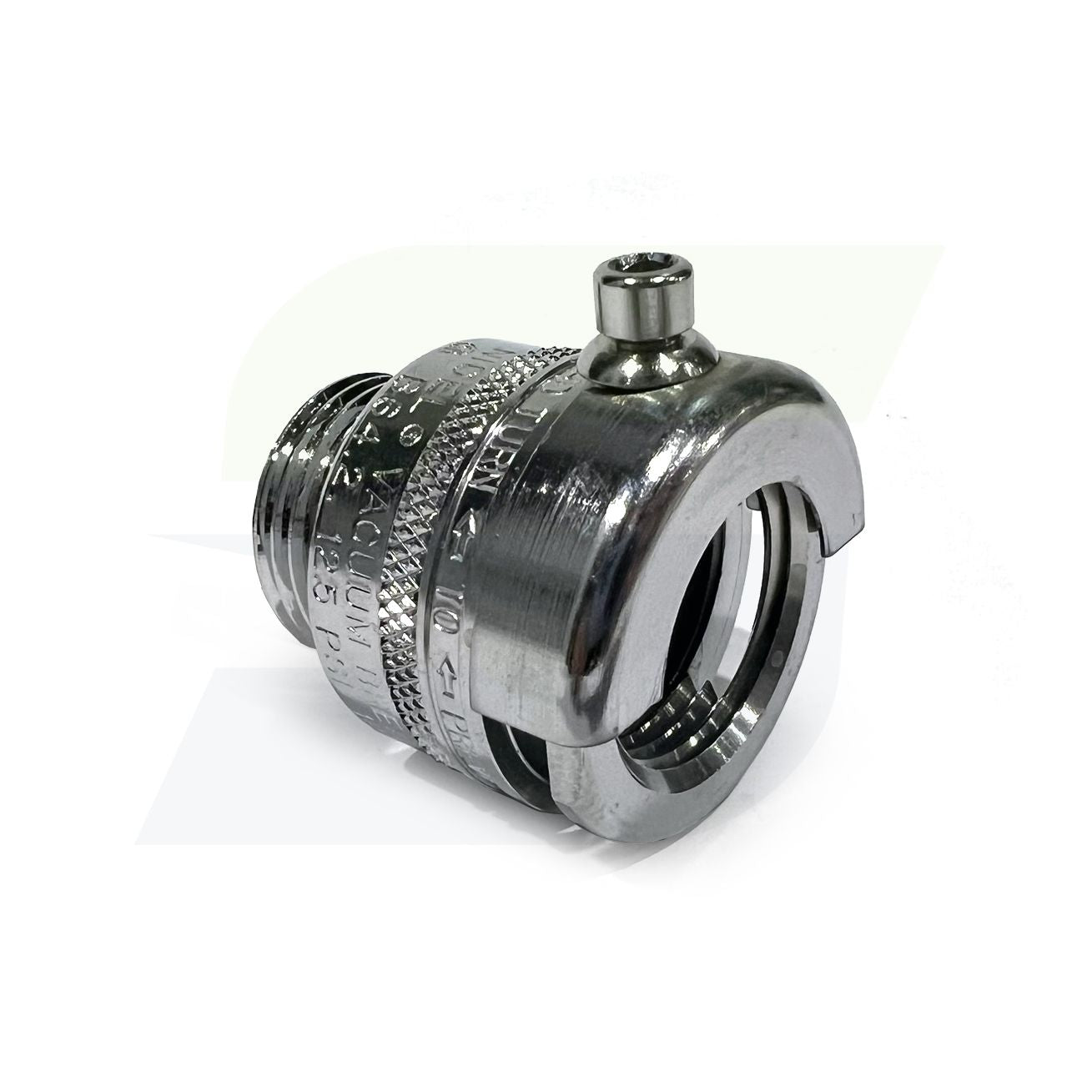 34HD-CH - Nidel Anti-Siphon Vacuum Breaker - Chrome - 3/4" Male x  Female Hose Thread