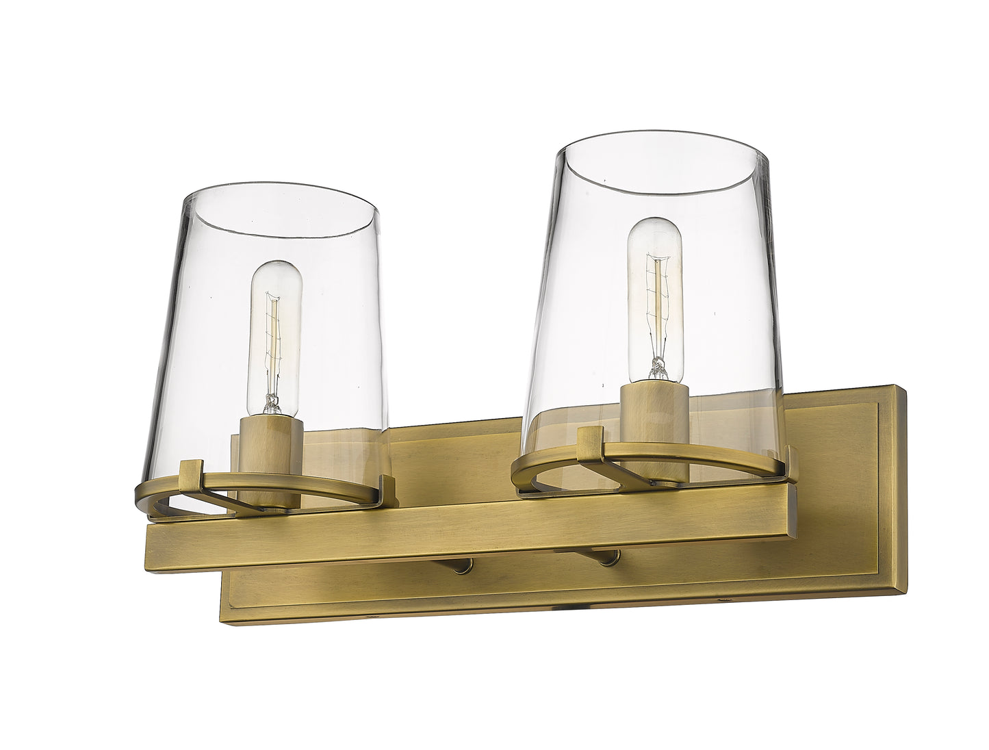 3032-2V-RB - Callista 2 Light 18" Vanity - Rubbed Brass