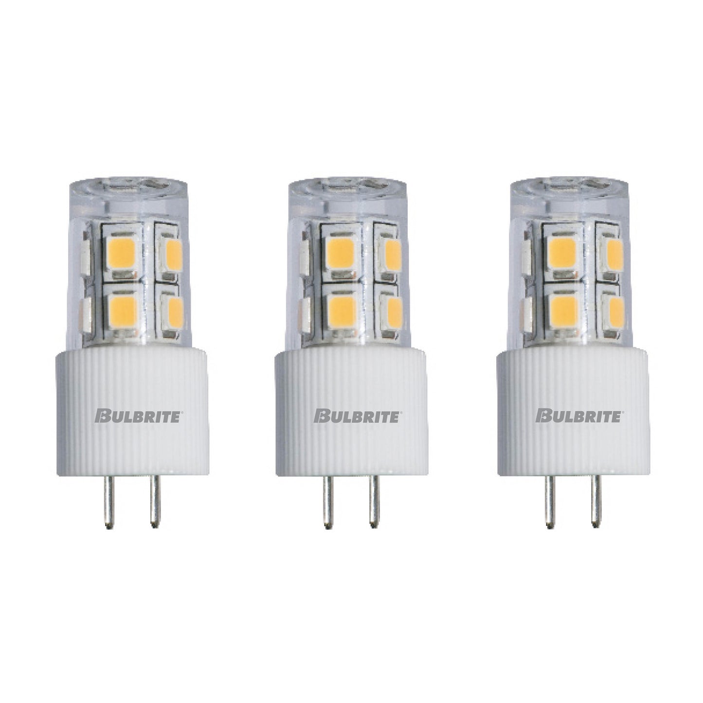 770571 - JC LED G4 Base Light Bulb - 2 Watt - 3000K - 3 Pack
