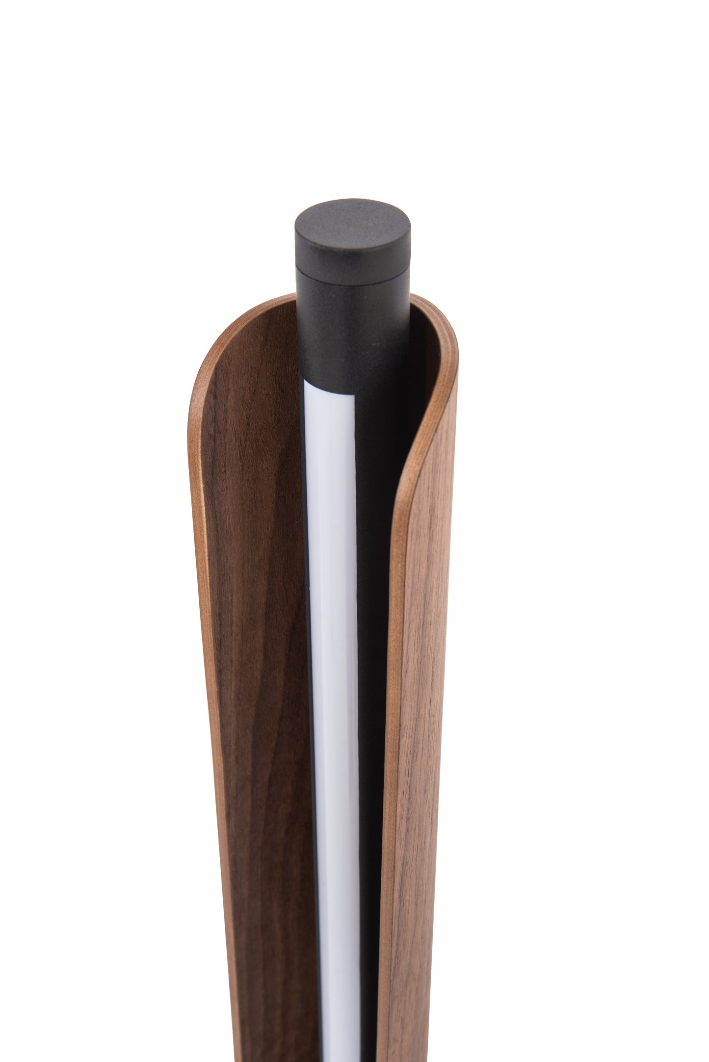 87030FBWAL-T - Cameron 1 Light 21" High Table Lamp - Flat Black / Walnut