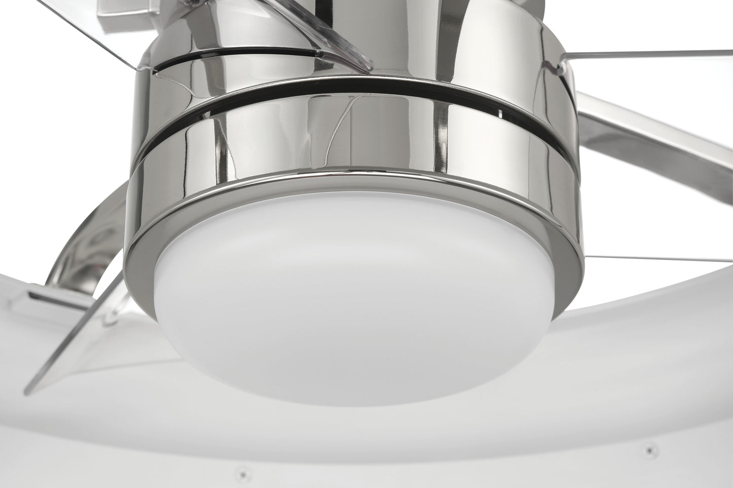 TYL24WPLN3 - Taylor 20" 3 Blade Indoor Outdoor Ceiling Fan with Light Kit - White / Polished Nickel