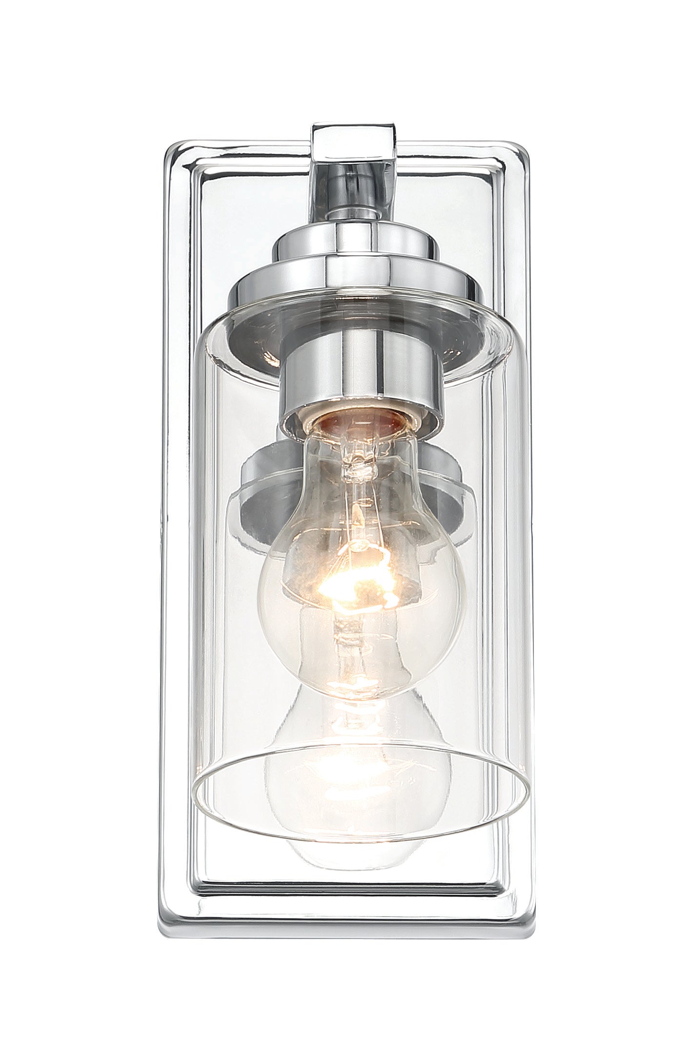 20404CH1 - Clark 1 Light 10" High Wall Sconce - Chrome